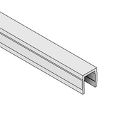 MODULAR SOLUTIONS PVC COVER PROFILE&lt;BR&gt;30 SERIES GRAY, 8&#39;